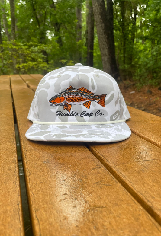 Red Fish Rope Hat